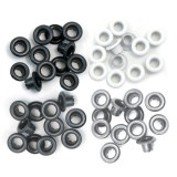 Standard Eyelets - grey - 60 Stück
